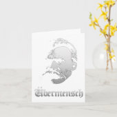 Ubermensch – Friedrich Nietzsche Beste Duitse Phil Kaart (Gele Bloem)