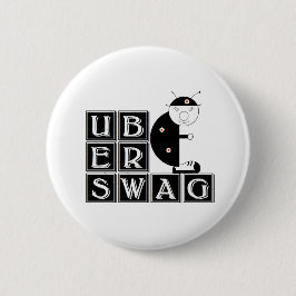 Uberswag ladybird Bernie Ronde Button 5,7 Cm