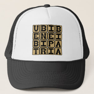 Ubi Bene, Ibi Patria, Thuis Is Waar Je Je Goed Voe Trucker Pet