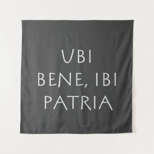 Ubi bene ibi patria wandkleed