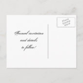 Ubi Caritas et Amor Mariage Modèle de faire-part d (Dos)