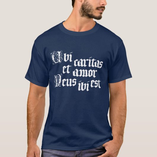 Ubi Caritas T-shirt (Voorkant)