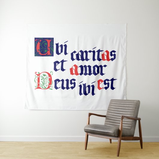 Ubi Caritas Wandkleed (In Situ (horizontaal))