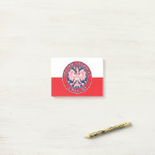 Ubly Michigan Poolse adelaar Post-it® Notes (Op bureau)
