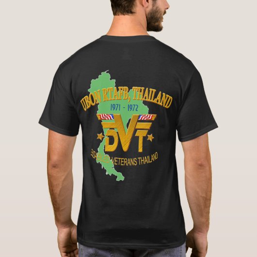 Ubon RTAFB, T-shirt de vétérans de la Thaïlande (Dos)