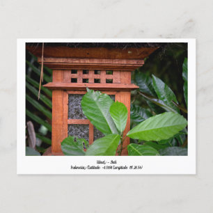 Ubud - Bali, Indonesië Reizen Feestdagenkaart