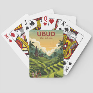 Ubud Bali Indonesië Reizen Pokerkaarten