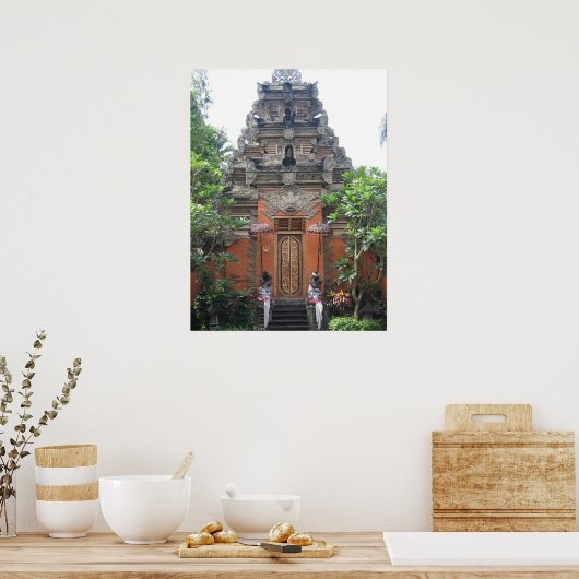 Ubud Village Bali Poster (Keuken)