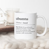 Ubuntu Definitie Ik ben omdat we zijn Koffiemok