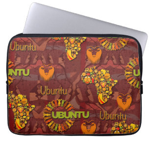 Ubuntu - Ik ben omdat we dat zijn. Laptop Sleeve