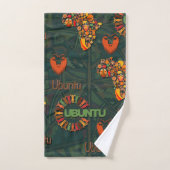 Ubuntu - Je suis parce que nous sommes. (Serviette à main)