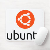 Ubuntu Linux Logo Muismat (Met muis)