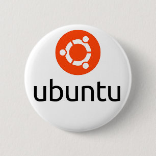 Ubuntu Linux Logo Ronde Button 5,7 Cm