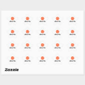 Ubuntu Linux Logo-Sticker Ster Sticker (Vel)