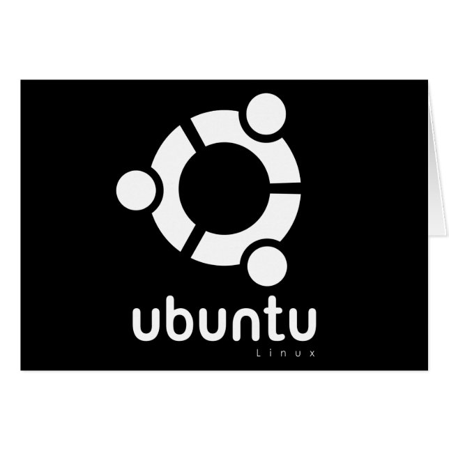 Ubuntu Linux Open Source (Voorkant Horizontaal)
