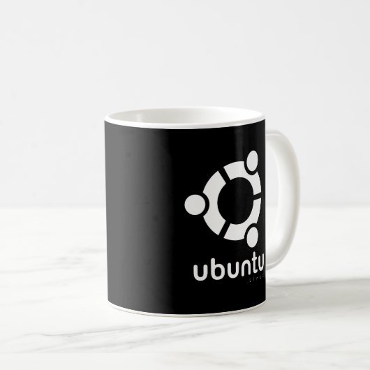 Ubuntu Linux Open Source Koffiemok (Voorkant rechts)