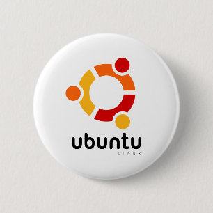 Ubuntu Linux Open Source Ronde Button 5,7 Cm