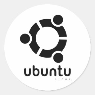 Ubuntu Linux Open Source Ronde Sticker