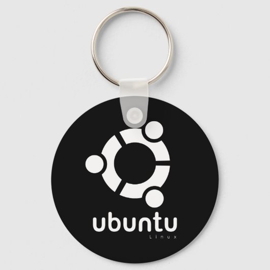 Ubuntu Linux Open Source Sleutelhanger (Voorkant)