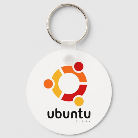 Ubuntu Linux Open Source Sleutelhanger (Voorkant)