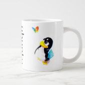 Ubuntu-mok met Windows met Tux-staal Jumbo Mok (Rechts)