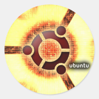 Ubuntu Ronde Sticker