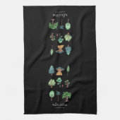 Ubuntu Tree Kitchen Towel (zwart) Theedoek (Verticaal)