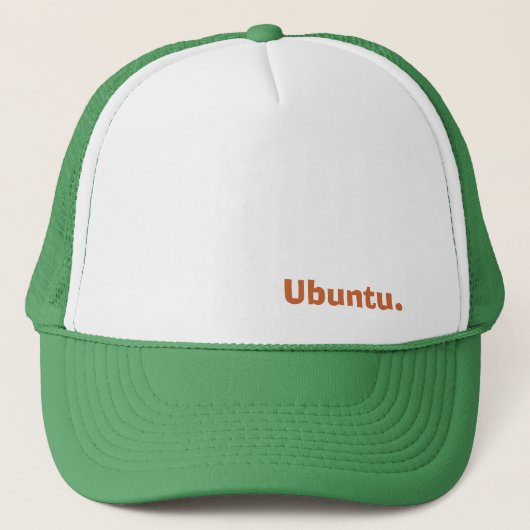 Ubuntu. Trucker Pet (Voorkant)