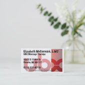 UBX Massage Therapie Visitekaartje (Staand voorkant)