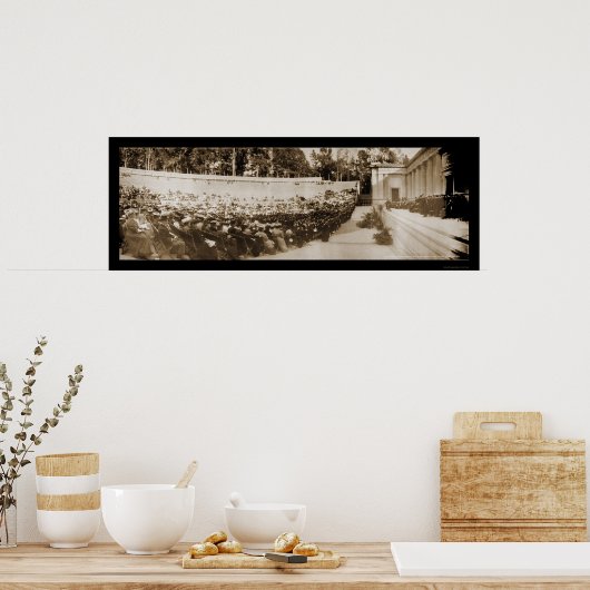 UC Berkeley Gradution Photo 1906 Poster (Keuken)