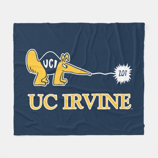 UC Irvine | UCI Anteaters Zot! Fleece Deken (Voorkant (Horizontaal))