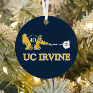 UC Irvine UCI Anteaters Zot! Metalen Ornament