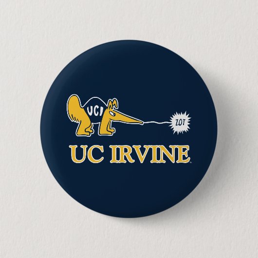 UC Irvine | UCI Anteaters Zot! Ronde Button 5,7 Cm (Voorkant)