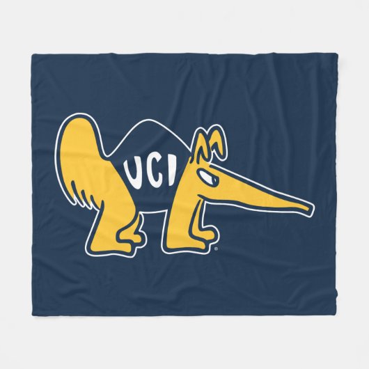 UC Irvine | UCI-voorverwarmers Fleece Deken (Voorkant (Horizontaal))