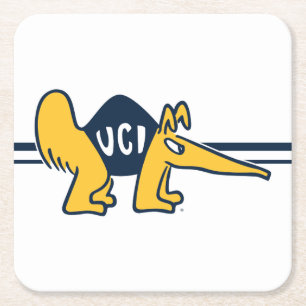 UC Irvine UCI-voorverwarmers Vierkante Kartonnen Onderzetter
