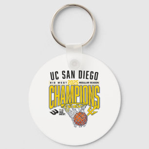 Uc San Diego Tretons 2025 Regulier Seizoen Basketb Sleutelhanger