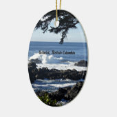 Ucluelet, Brits-Columbia Keramisch Ornament (Links)