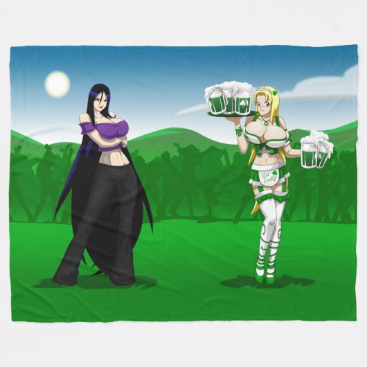 Ucogi en Alice Fleece Blanket (Voorkant (Horizontaal))