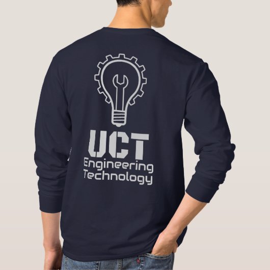 UCT_ENGINEERING T-shirt met lange mouwen (Achterkant)