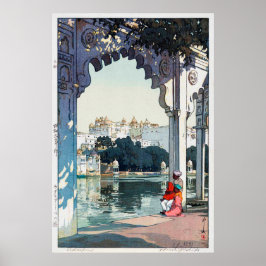 Udaipur Castle, India, Hiroshi Yoshida Poster