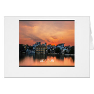Udaipur zonsondergang over Lake Pichola