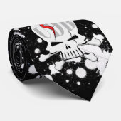 UDB-Stropdas - White Splatter Stropdas (Opgerold)