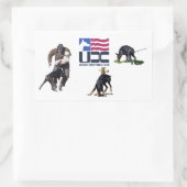 UDC IPO-Sticker Rechthoekige Sticker (Tas)