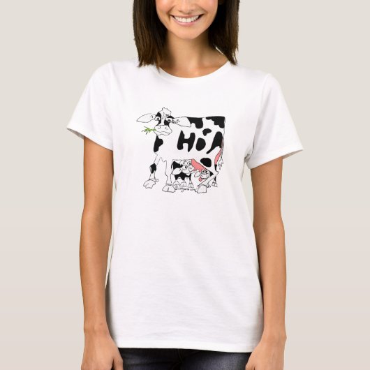 Udderly Delicious Cows T-shirt (Voorkant)