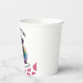 Udderly Geweldige Tutu Highland Koe Print Papieren Bekers (Links)