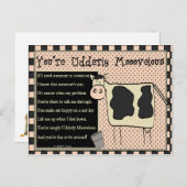 Udderly Moovelous Briefkaart (Voorkant / Achterkant)