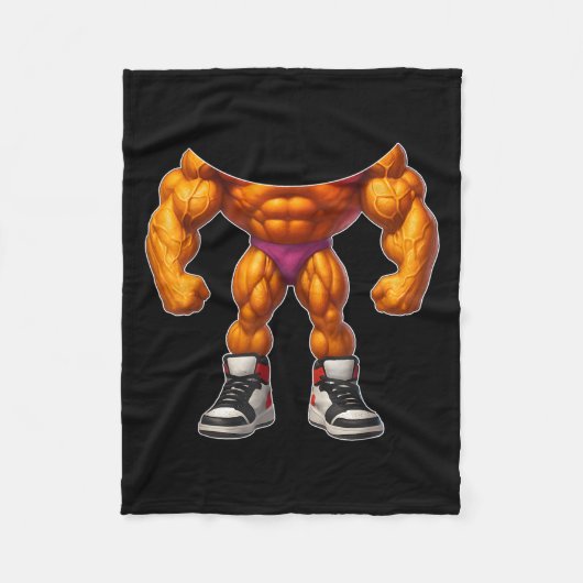 Udin Din Din Dun Grappig Italiaans Brainrot Hallow Fleece Deken (Voorkant)