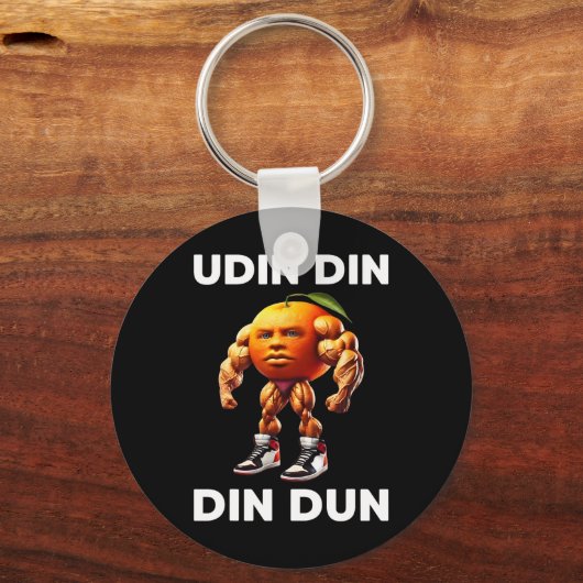 Udin Din Dun Italian Brainrot Meme Udindindindind Sleutelhanger (Voorkant)