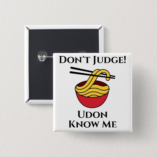 Udon kent me Button (Voorkant /achterkant)