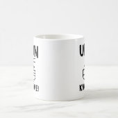 Udon weet me koffiemok (Center)